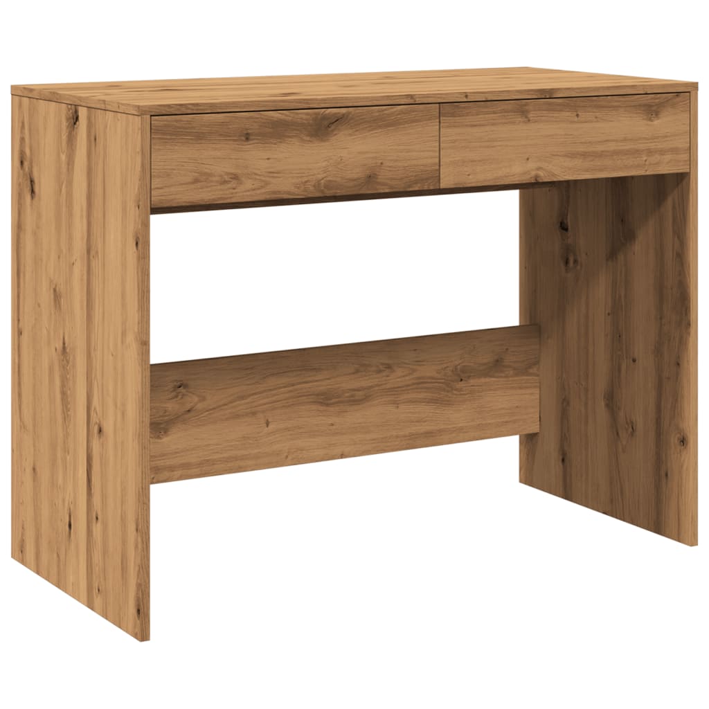 Skrivebord artisan eik 101x50x76,5 cm konstruert tre