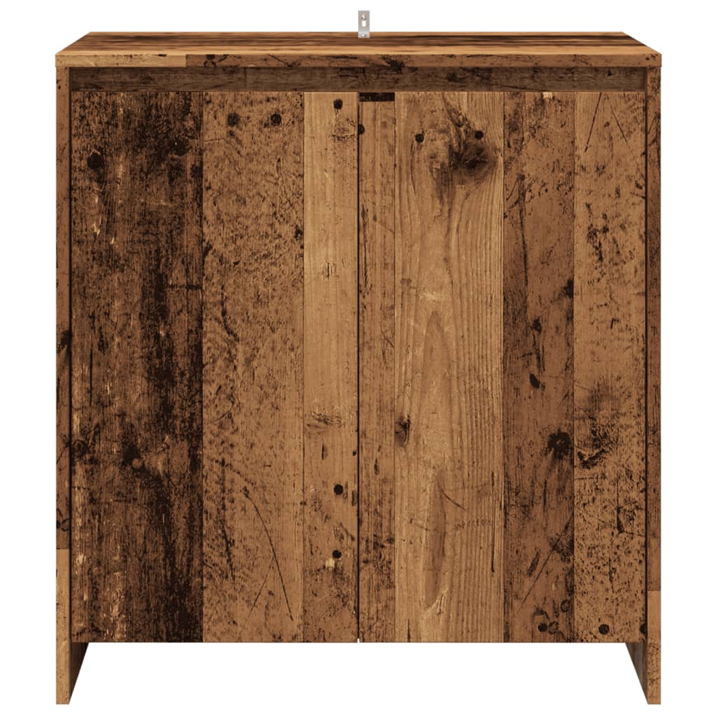 Skjenk gammelt tre 70x41x75 cm konstruert tre