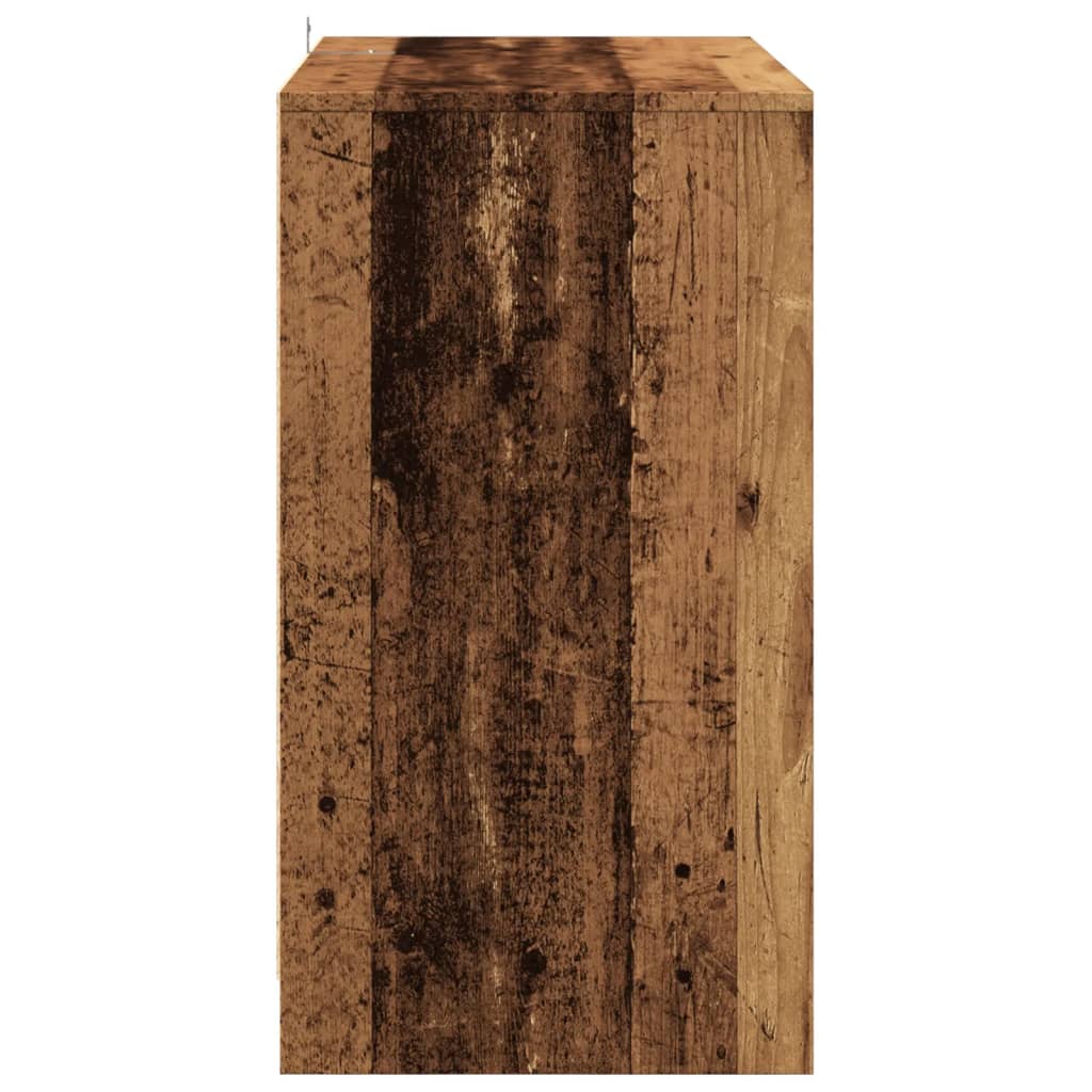 Skjenk gammelt tre 70x41x75 cm konstruert tre