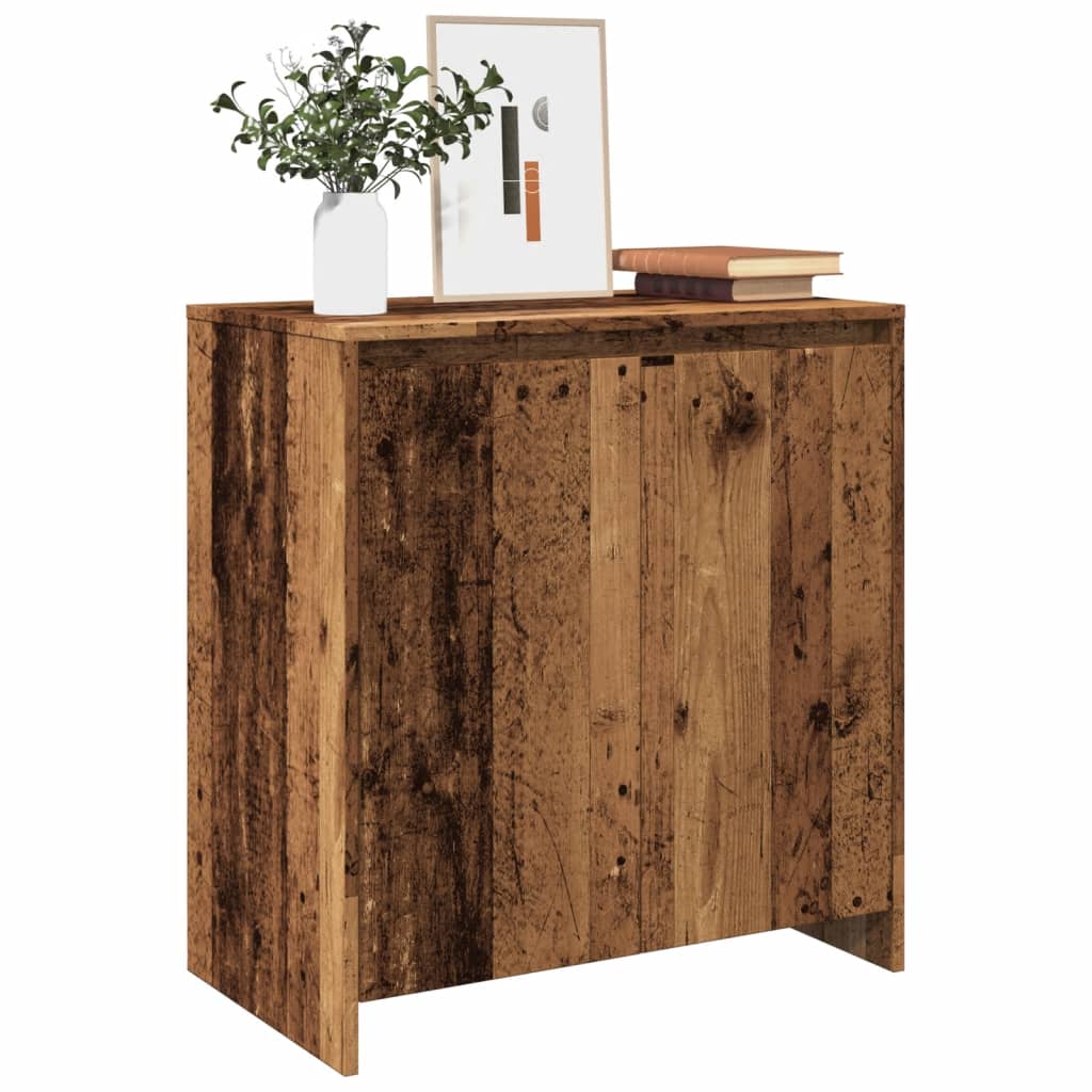 Skjenk gammelt tre 70x41x75 cm konstruert tre
