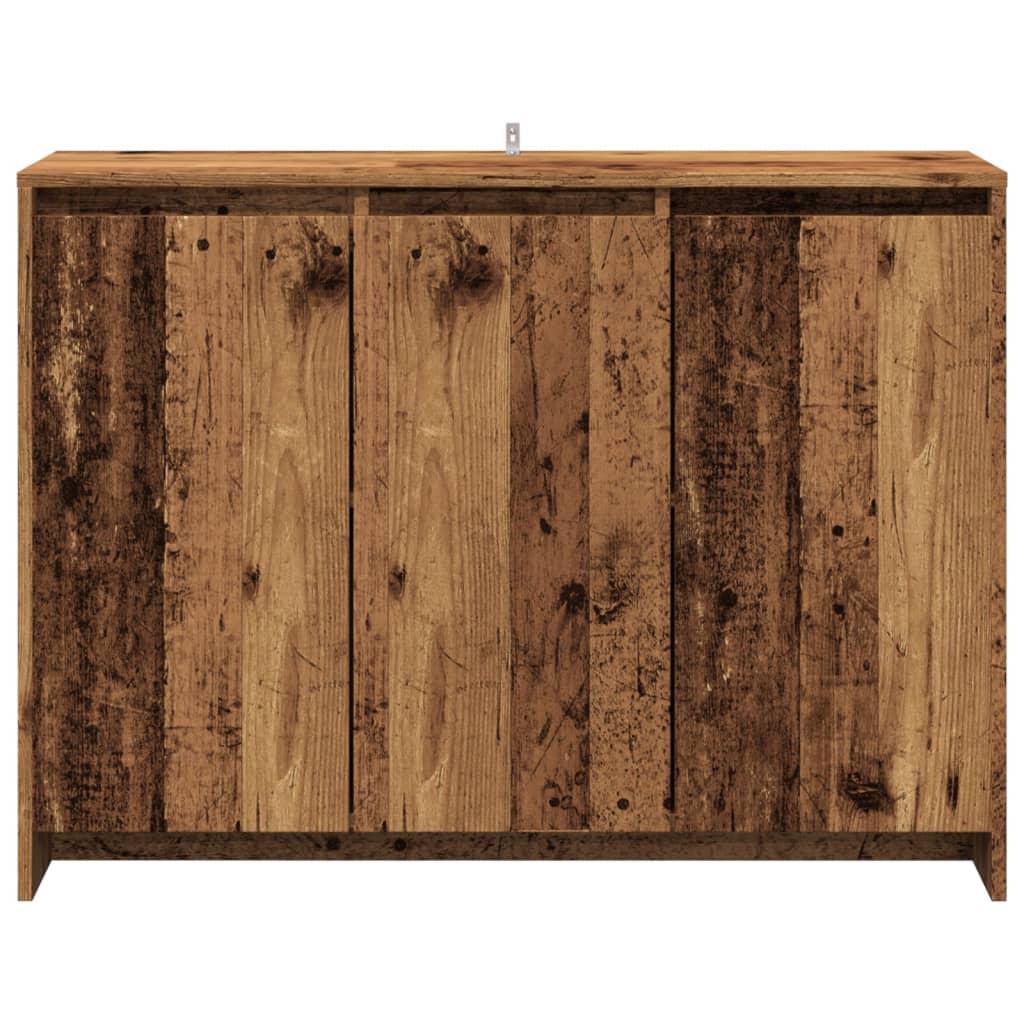 Skjenk gammelt tre 102x33x75 cm konstruert tre