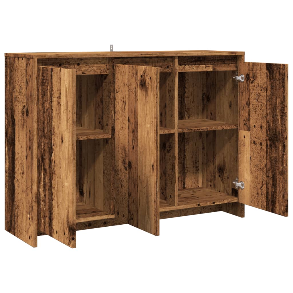 Skjenk gammelt tre 102x33x75 cm konstruert tre