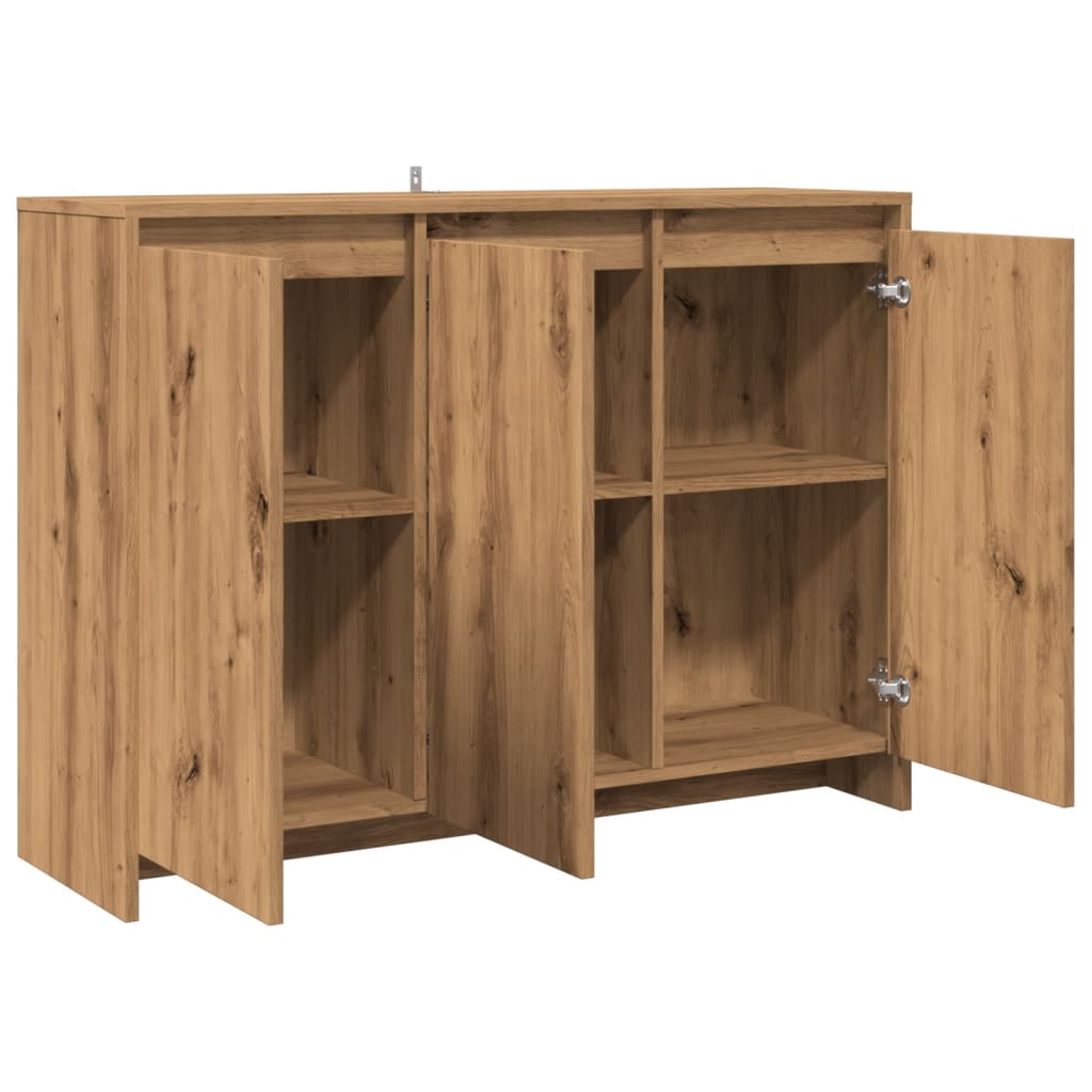 Skjenk artisan eik 102x33x75 cm konstruert tre