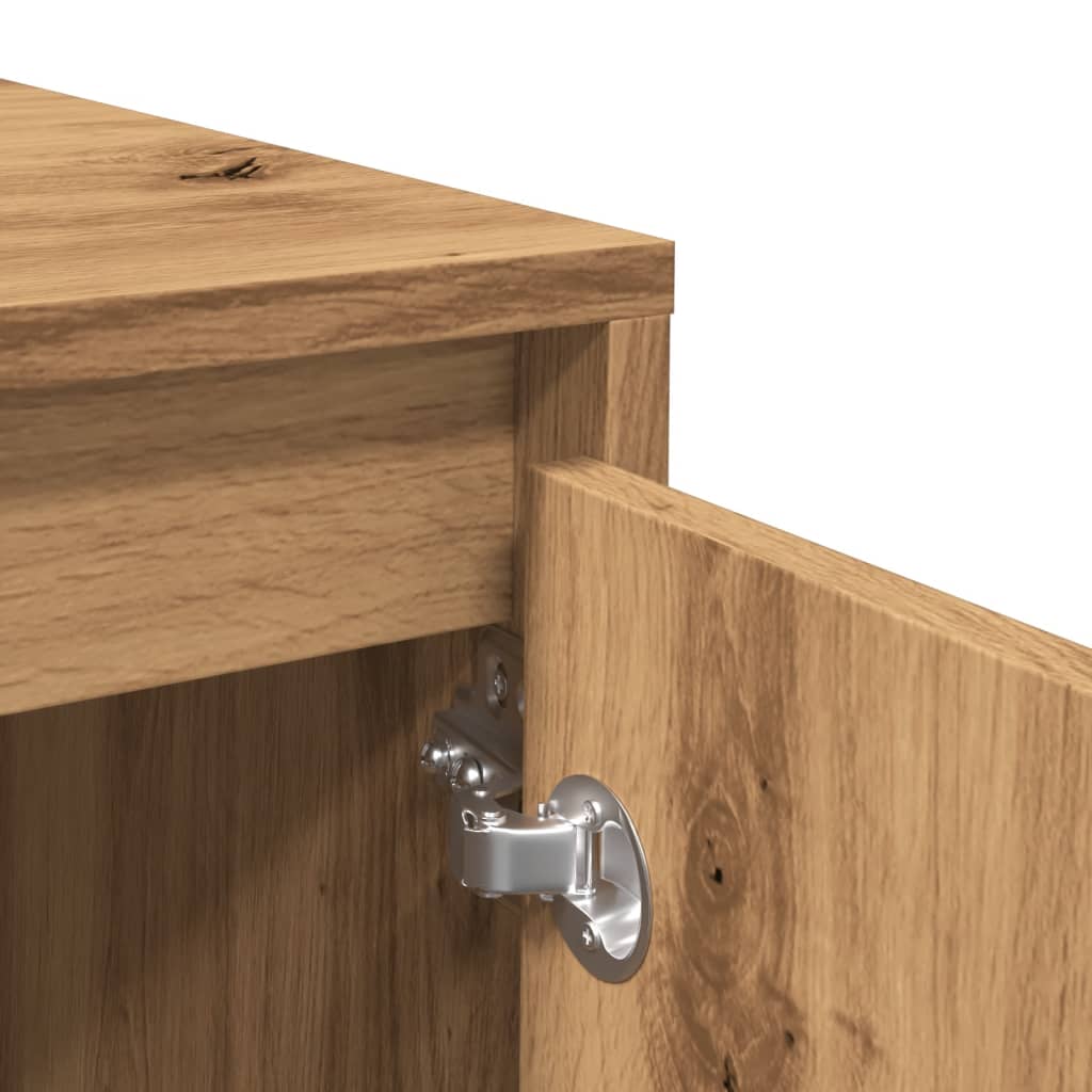Skjenk artisan eik 102x33x75 cm konstruert tre