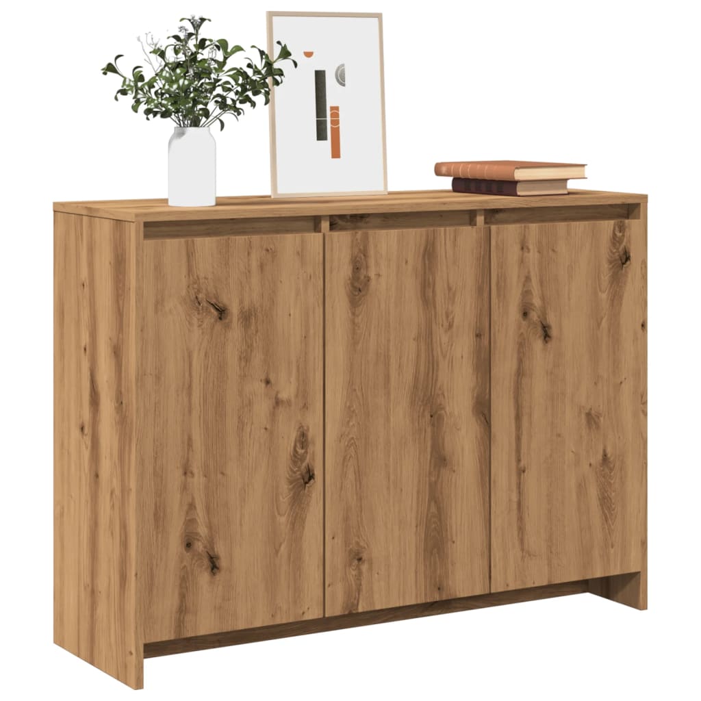 Skjenk artisan eik 102x33x75 cm konstruert tre