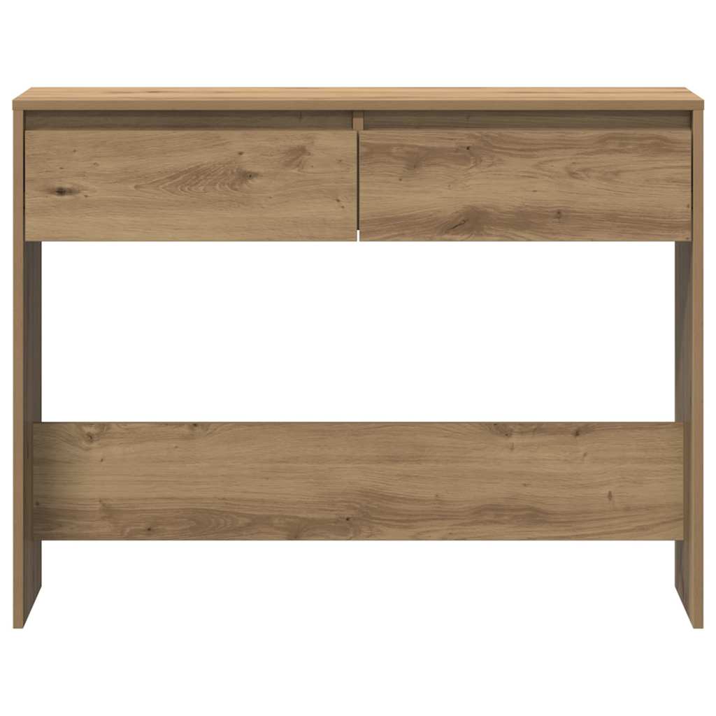 Konsollbord artisan eik 100x35x76,5 cm konstruert tre