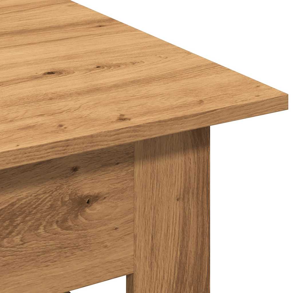Salongbord artisan eik 102x55x42 cm konstruert tre