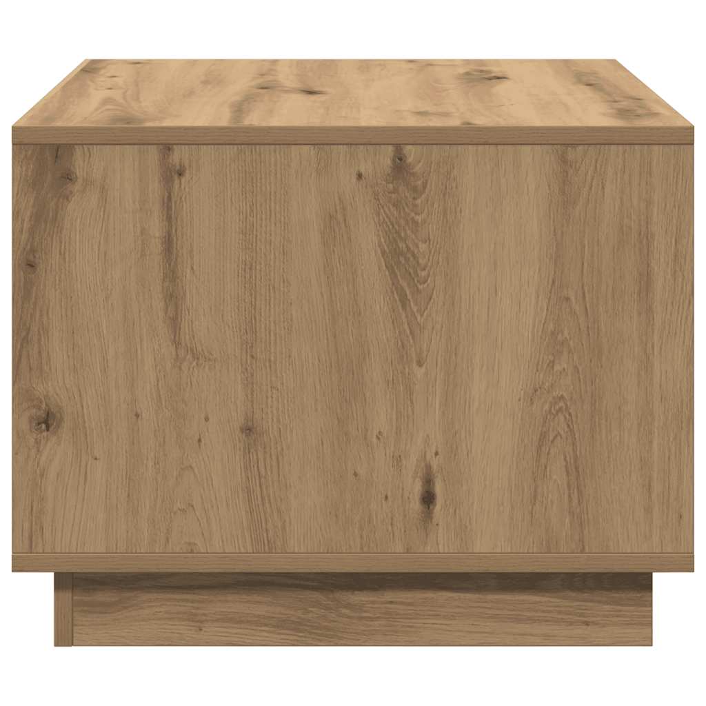 Salongbord artisan eik 55x55x42 cm konstruert tre