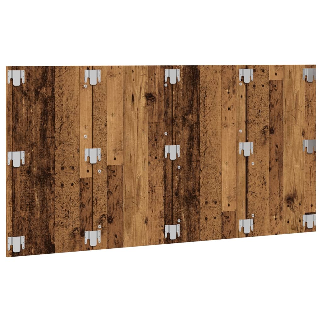 Sengegavl gammelt tre 160x1,5x80 cm konstruert tre
