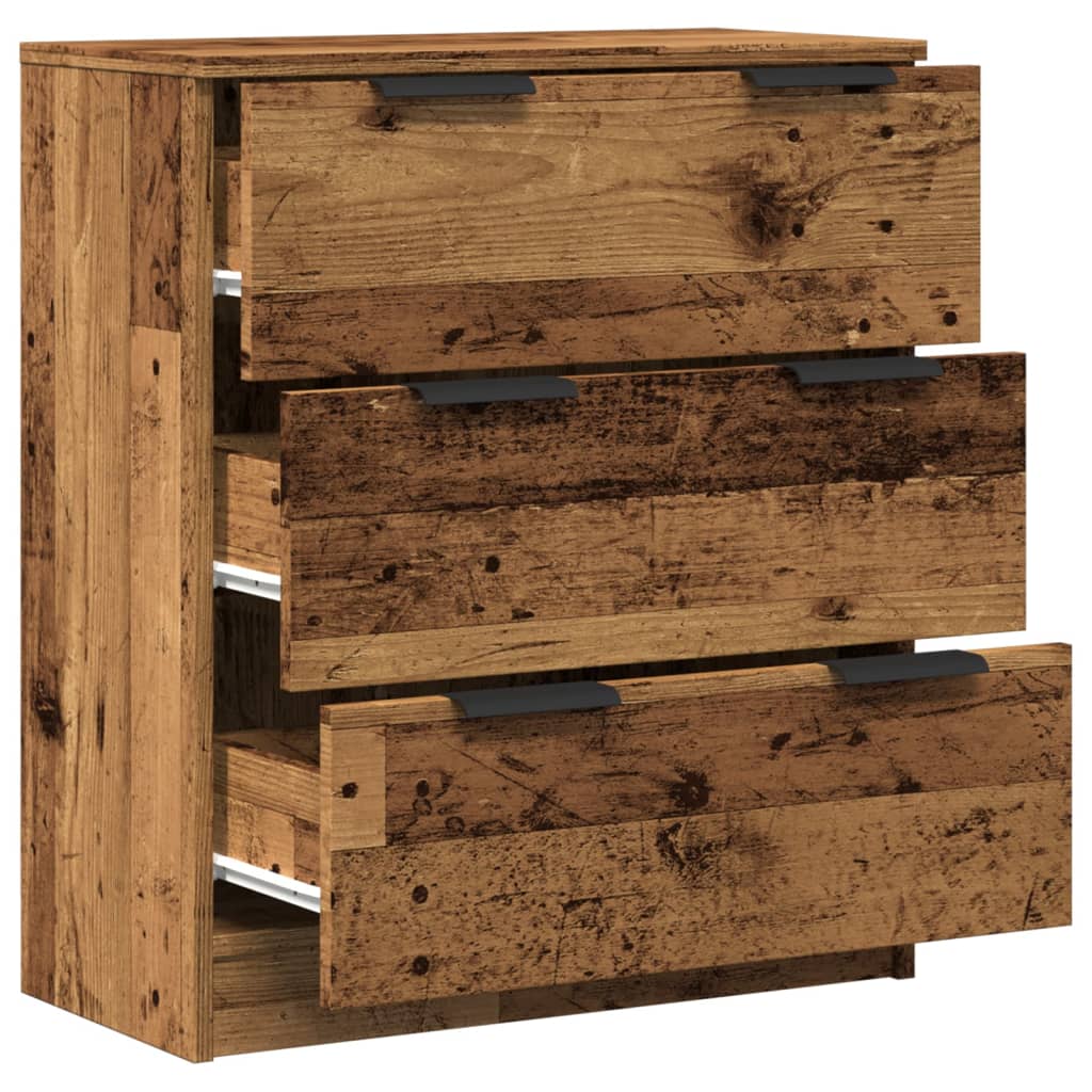 Skjenk gammelt tre 60x30x70 cm konstruert tre