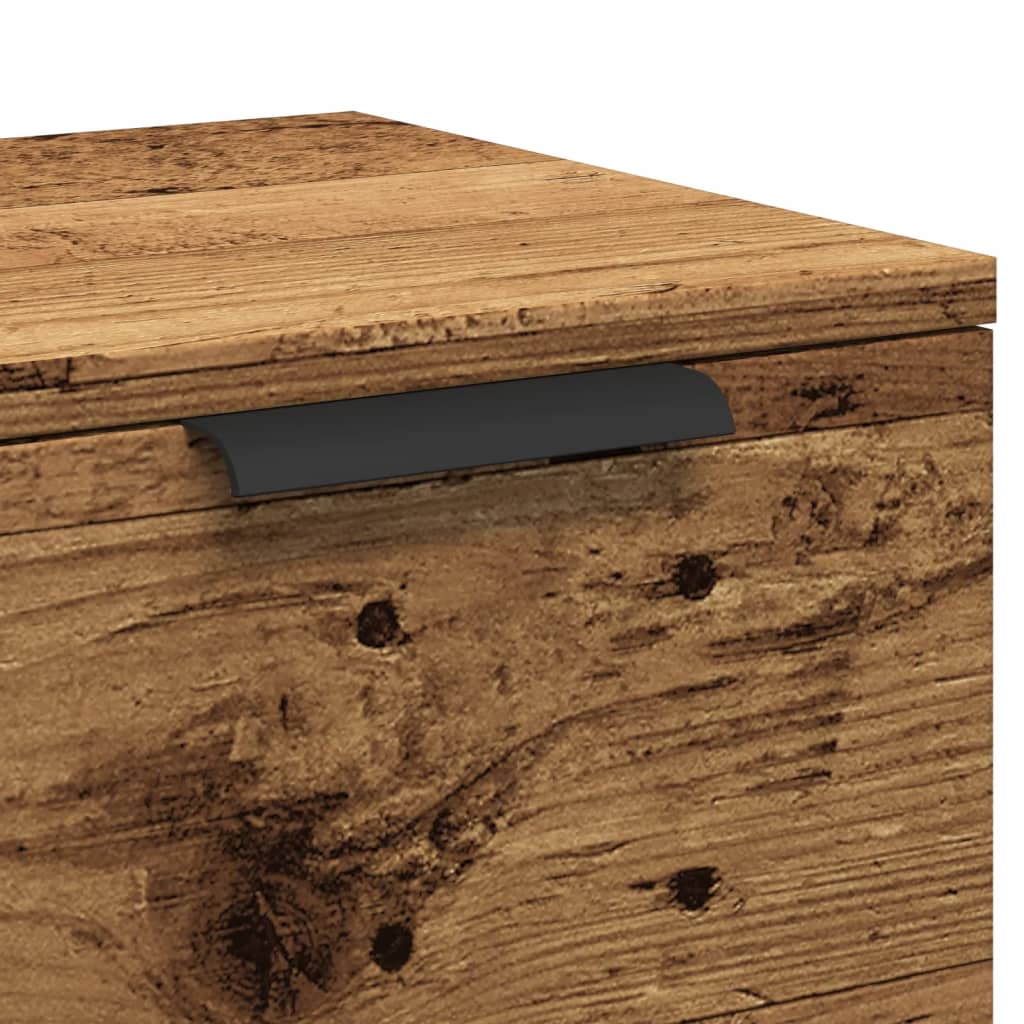Skjenk gammelt tre 60x30x70 cm konstruert tre