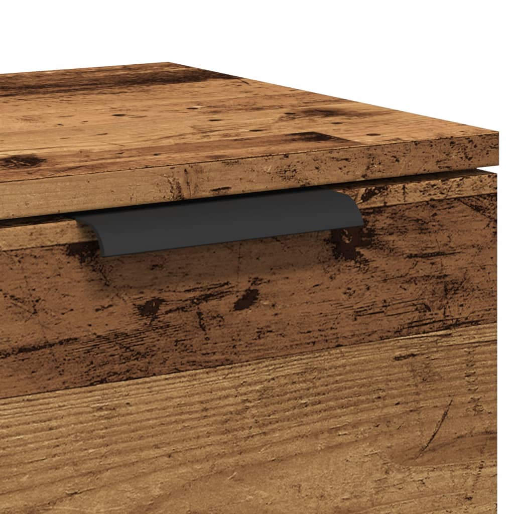 Skjenk gammelt tre 60x30x70 cm konstruert tre