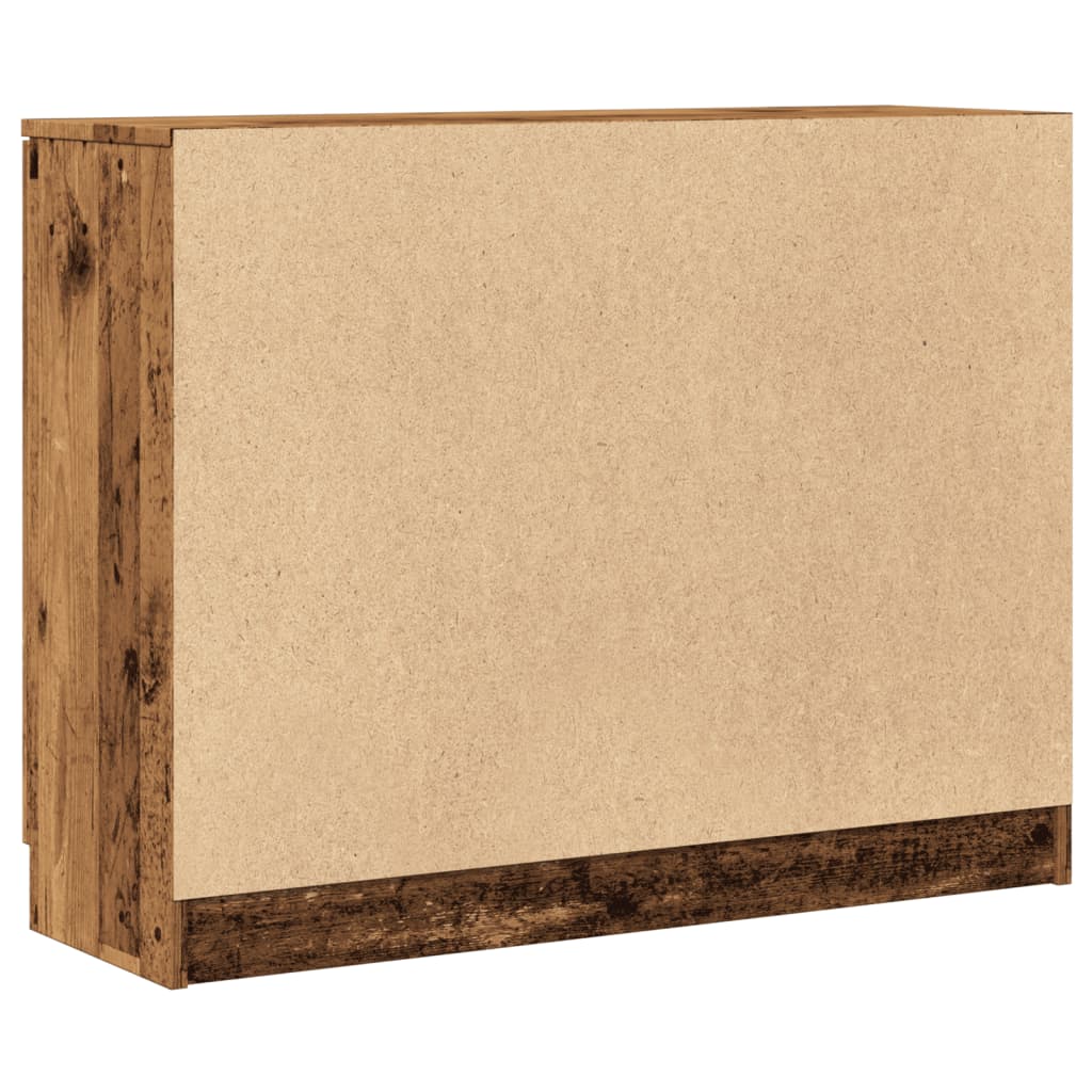 Skjenk gammelt tre 90,5x30x70 cm konstruert tre