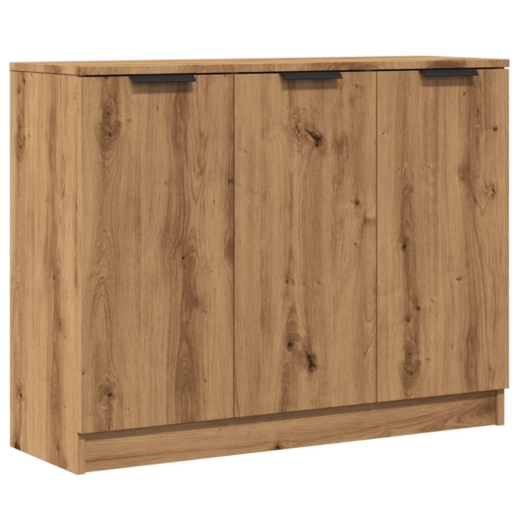 Skjenk artisan eik 90,5x30x70 cm konstruert tre