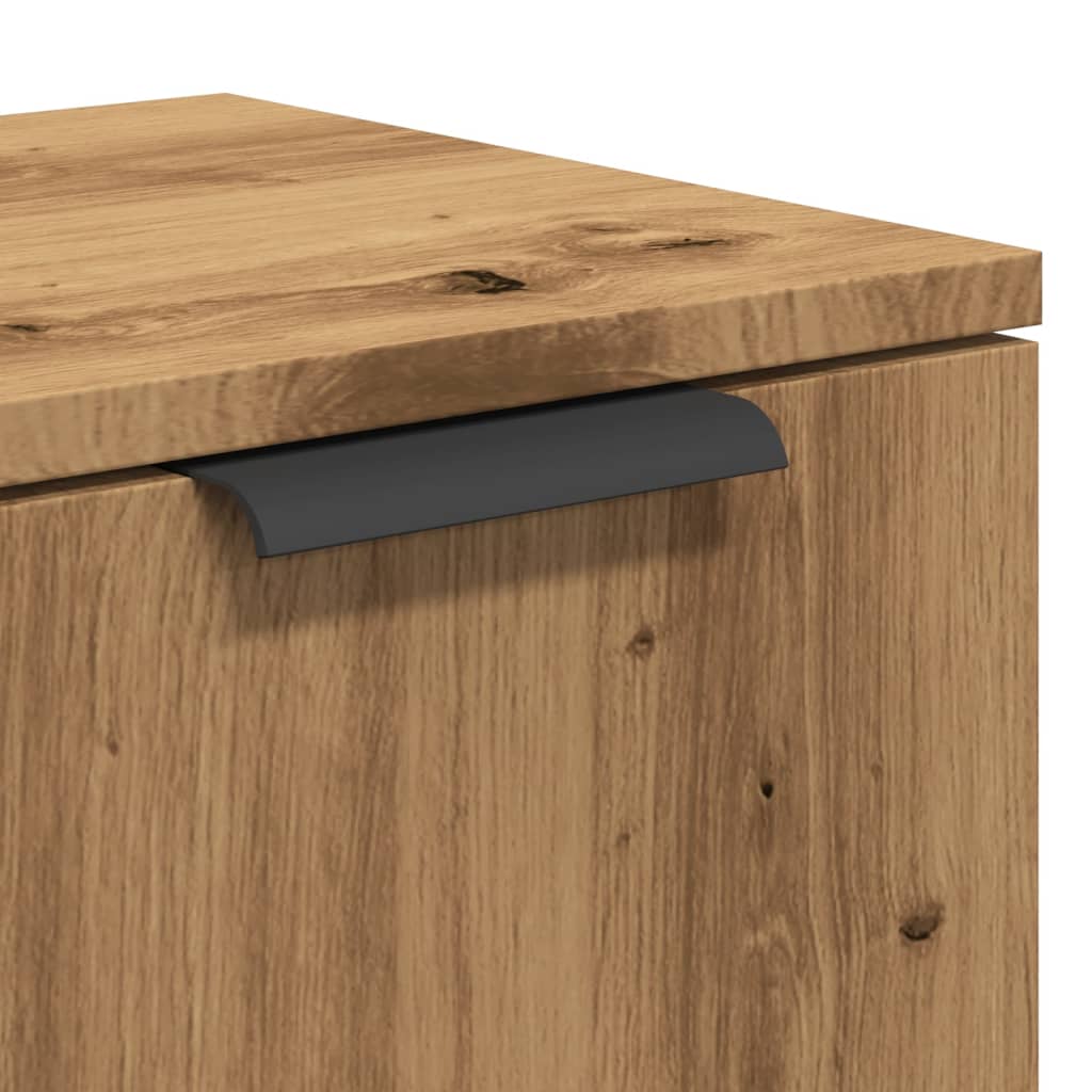 Skjenk artisan eik 90,5x30x70 cm konstruert tre