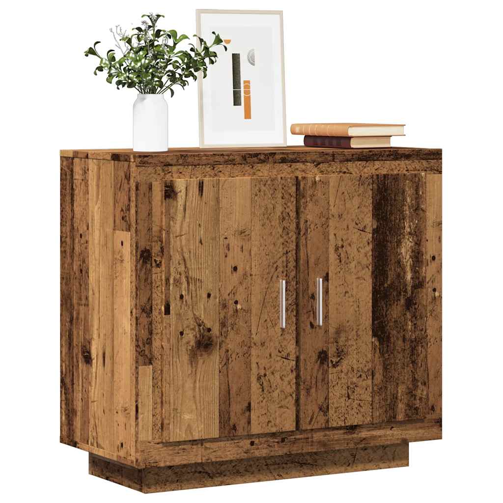 Skjenk gammelt tre 80x40x75 cm konstruert tre