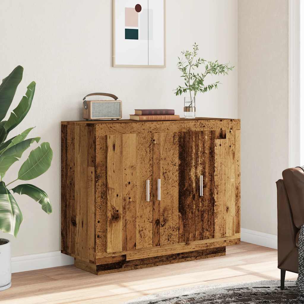 Skjenk gammelt tre 92x35x75 cm konstruert tre