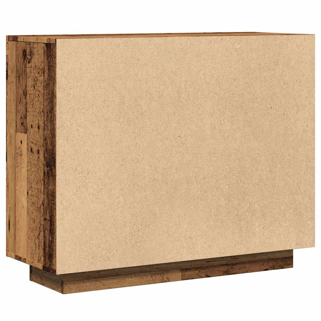 Skjenk gammelt tre 92x35x75 cm konstruert tre