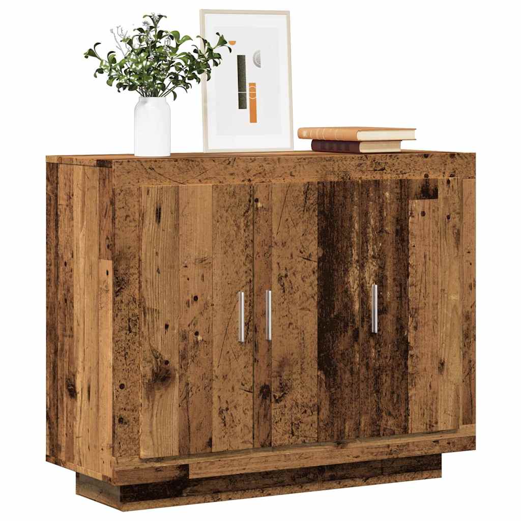 Skjenk gammelt tre 92x35x75 cm konstruert tre
