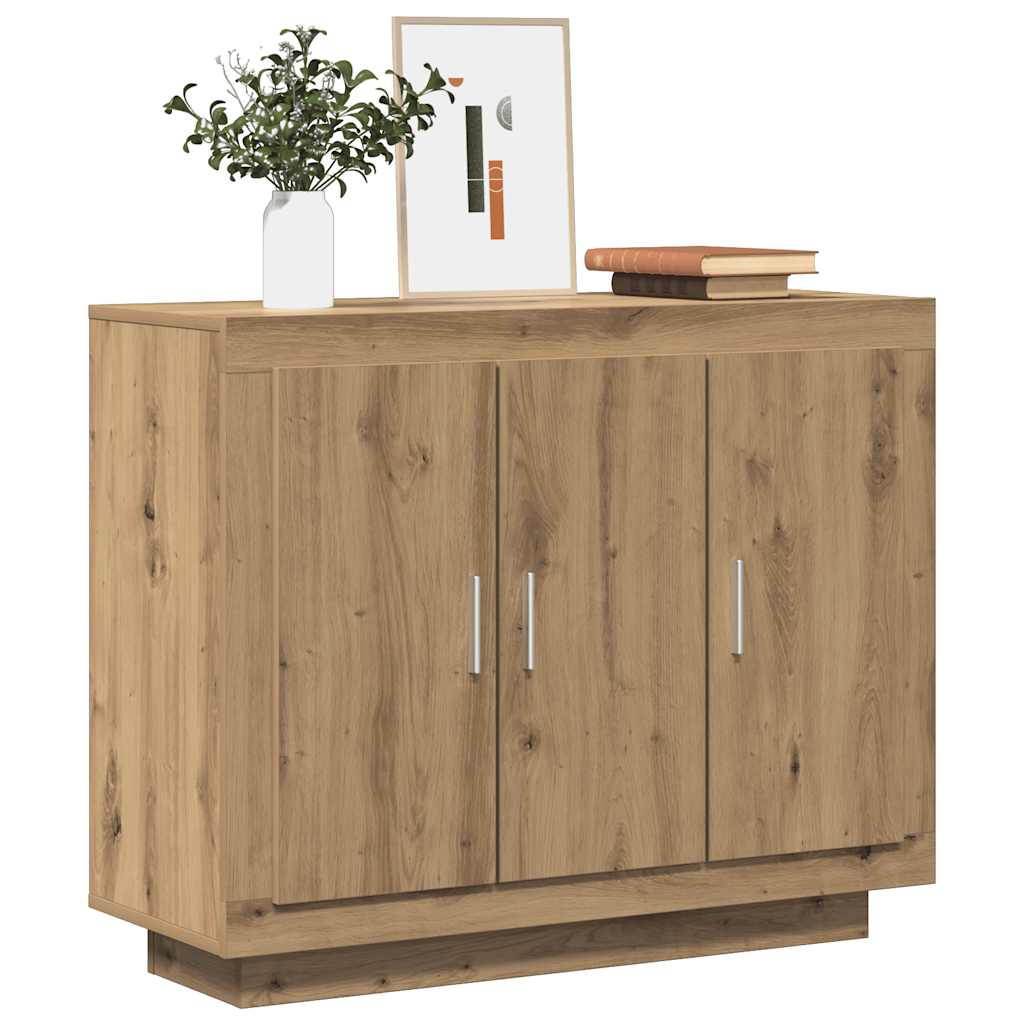 Skjenk artisan eik 92x35x75 cm konstruert tre
