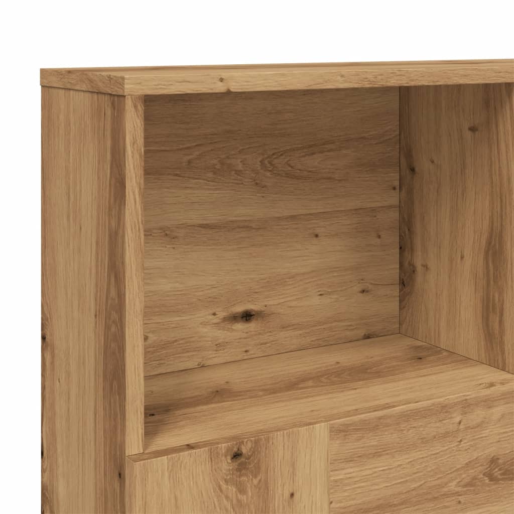 Hodegavl med hyller artisan tre 120x19x103,5 cm konstruert tre