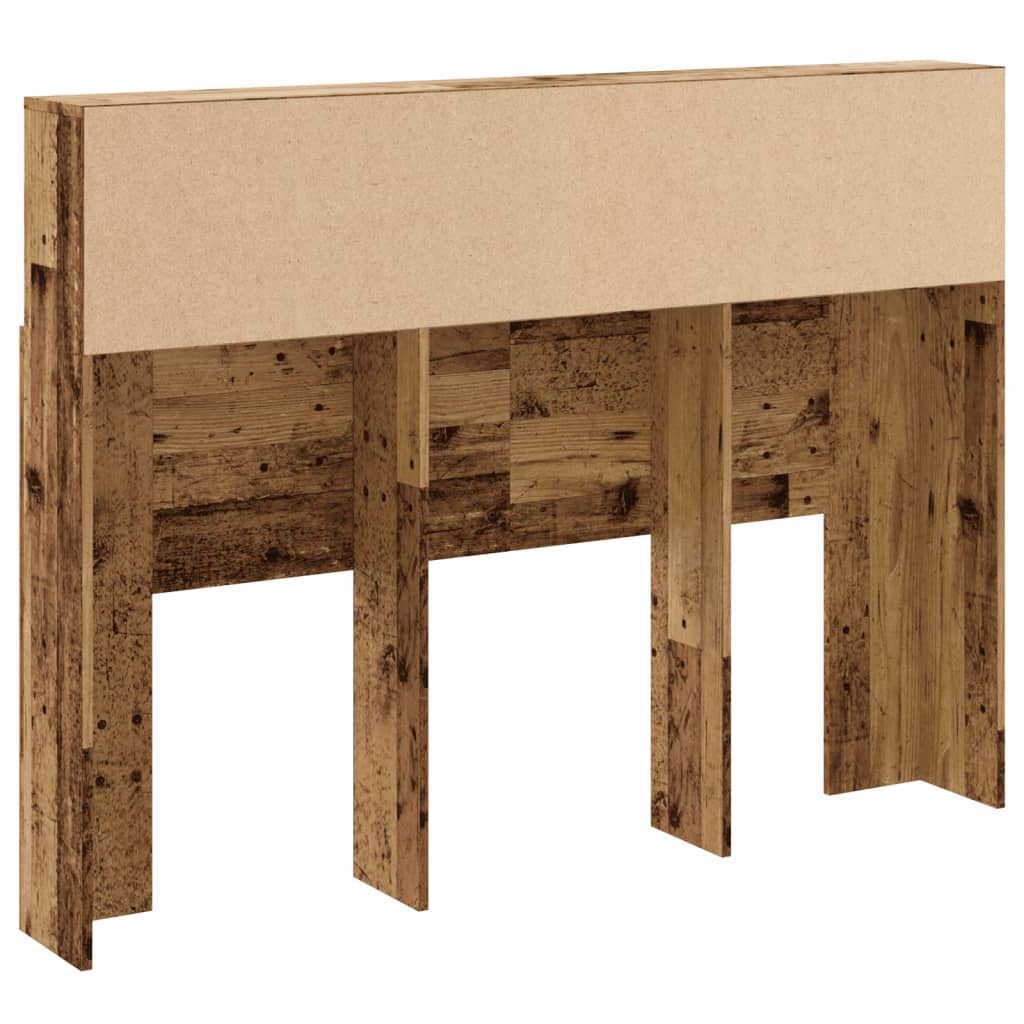 Sengegavlskap gammelt tre 140x19x103,5 cm
