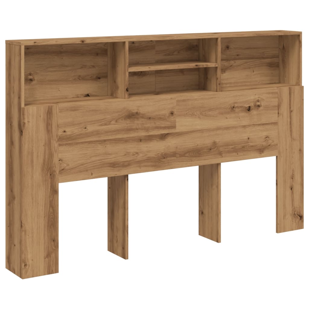 Sengegavlskap håndverkseik 180x19x103,5 cm konstruert tre
