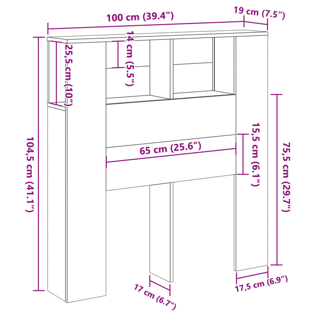 Hodegavl med hylle gammelt tre 100x18,5x102,5 cm konstruert tre