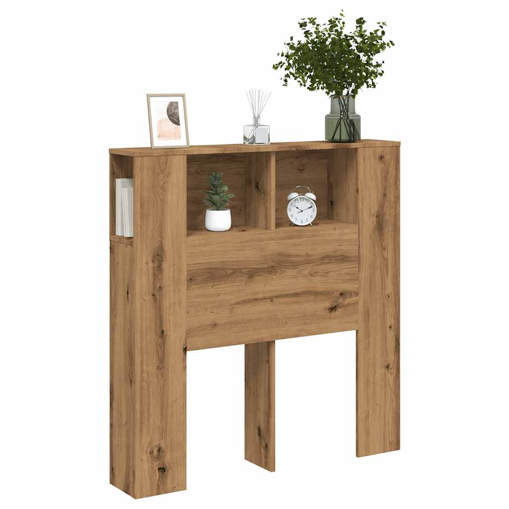 Hodegavl med hylle artisan eik 100x18,5x102,5 cm konstruert tre