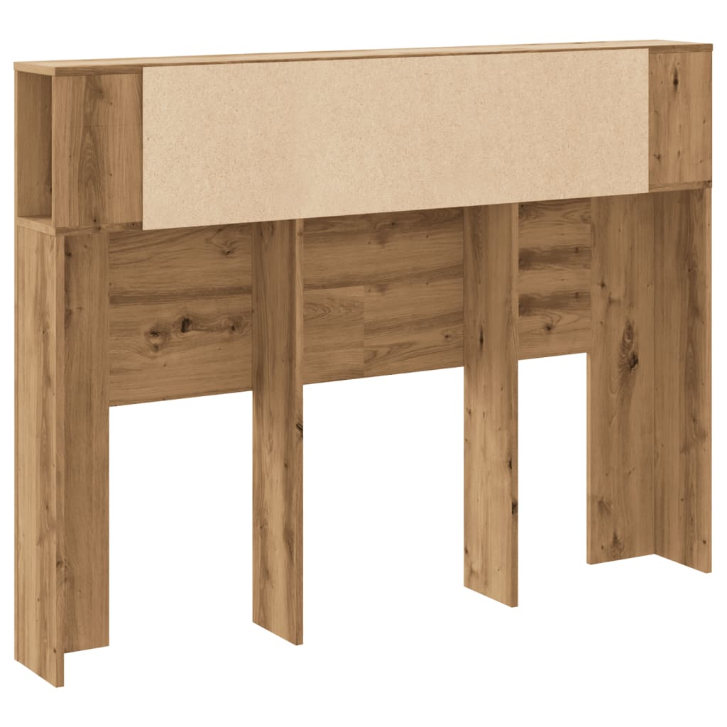 Sengegavlskap håndverkseik 140x18,5x102,5 cm konstruert tre