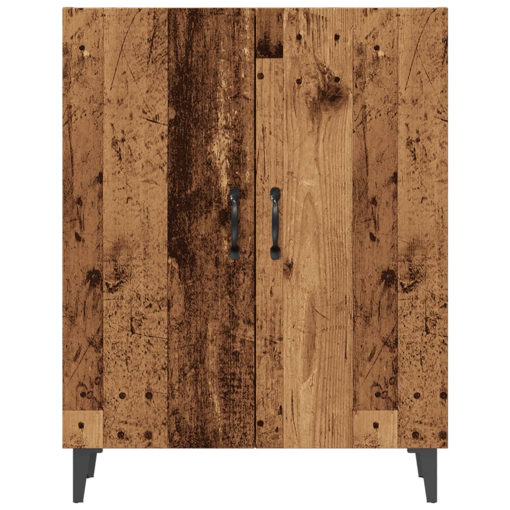 Skjenk gammelt tre 70x34x90 cm konstruert tre