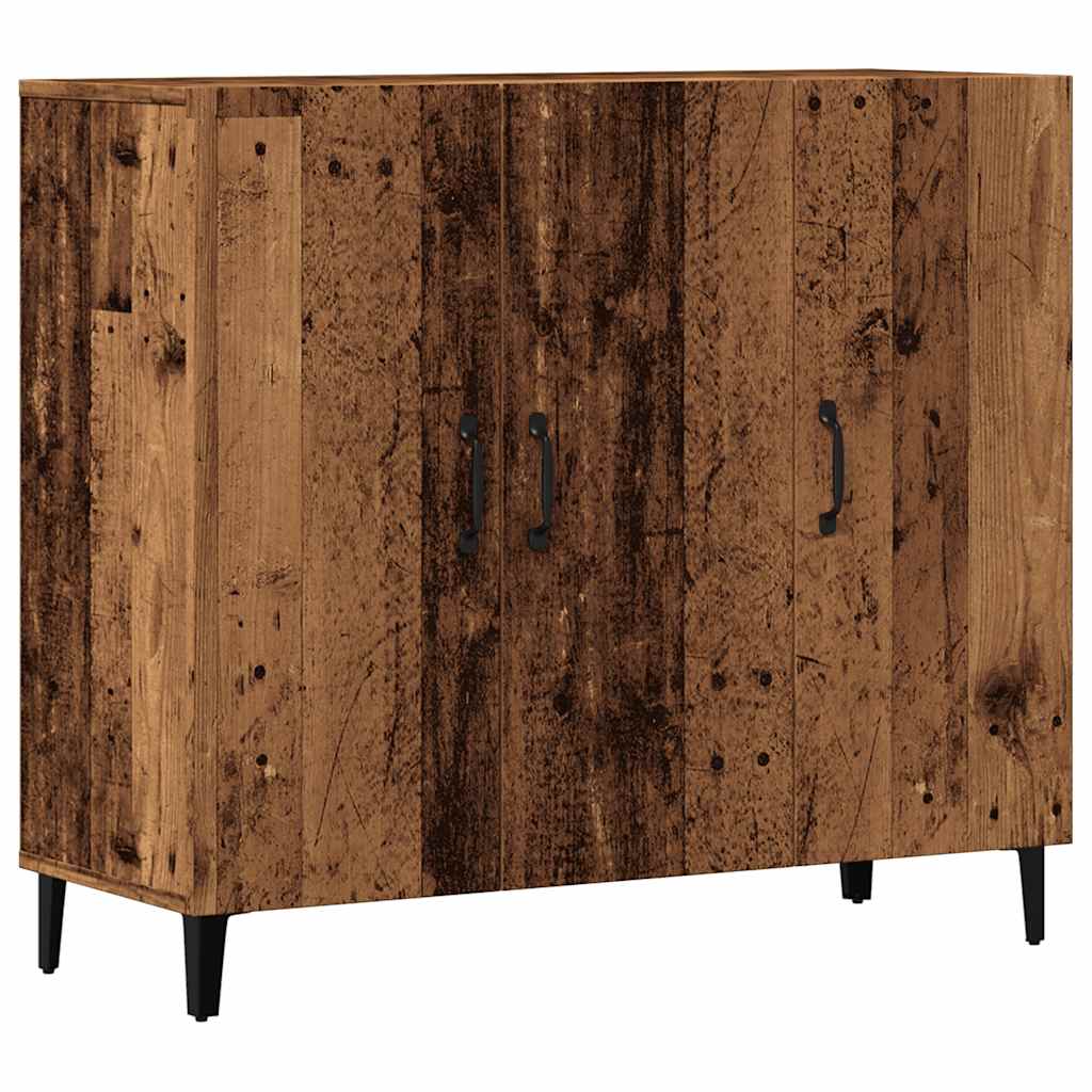 Skjenk gammelt tre 90x34x80 cm konstruert tre