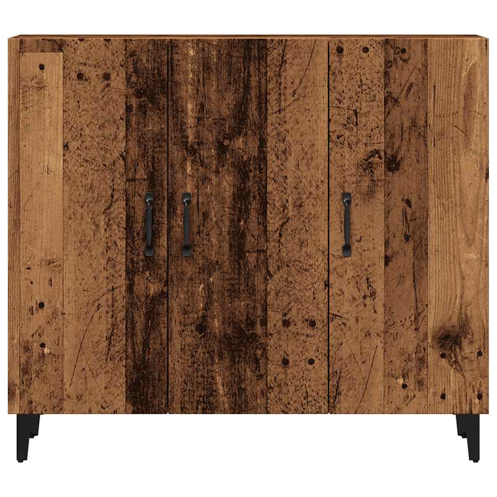 Skjenk gammelt tre 90x34x80 cm konstruert tre