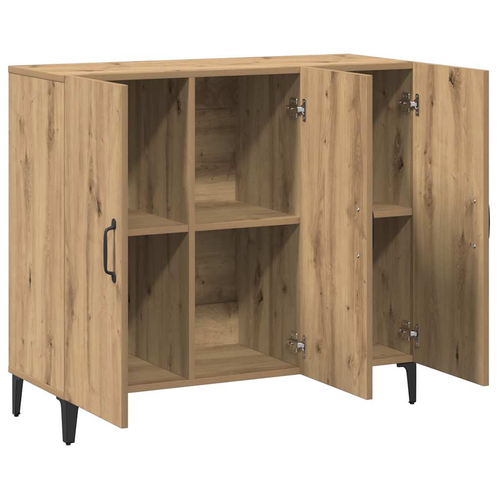 Skjenk artisan eik 90x34x80 cm konstruert tre