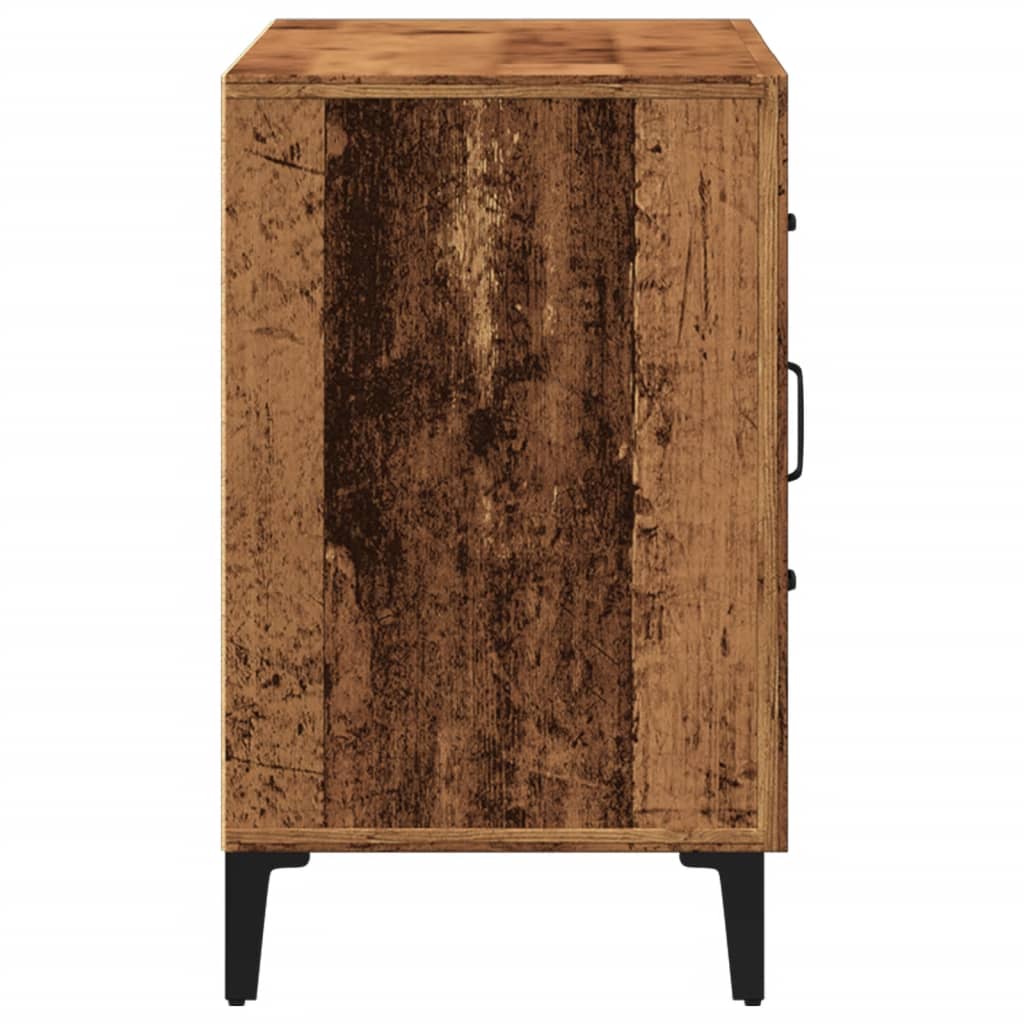 Skjenk gammelt tre 100x36x60 cm konstruert tre