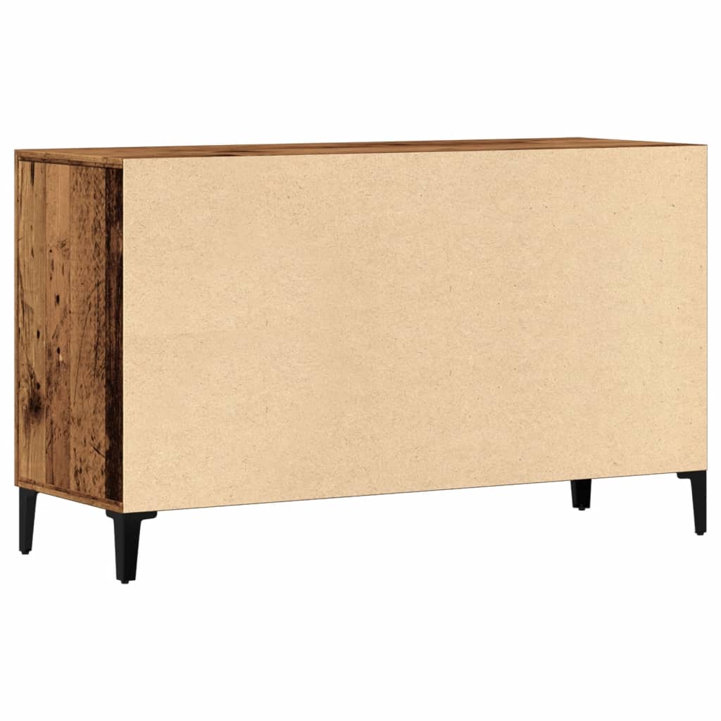 Skjenk gammelt tre 100x36x60 cm konstruert tre