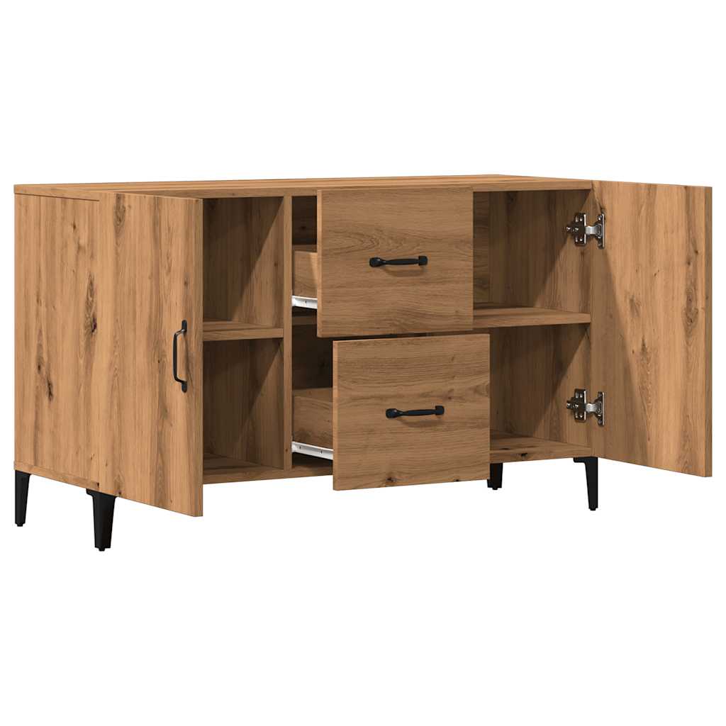 Skjenk artisan eik 100x36x60 cm konstruert tre