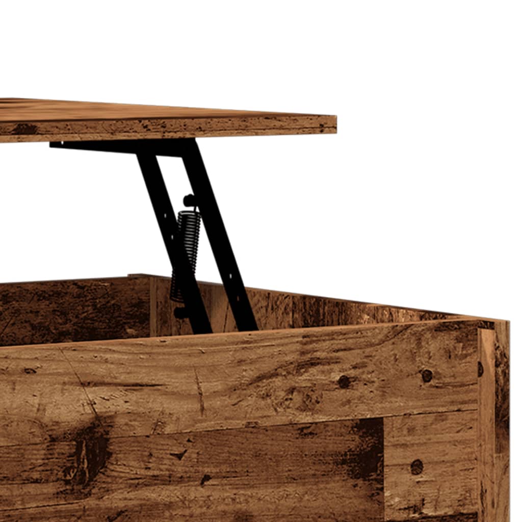 Salongbord gammelt tre 80x50,5x41,5 cm konstruert tre