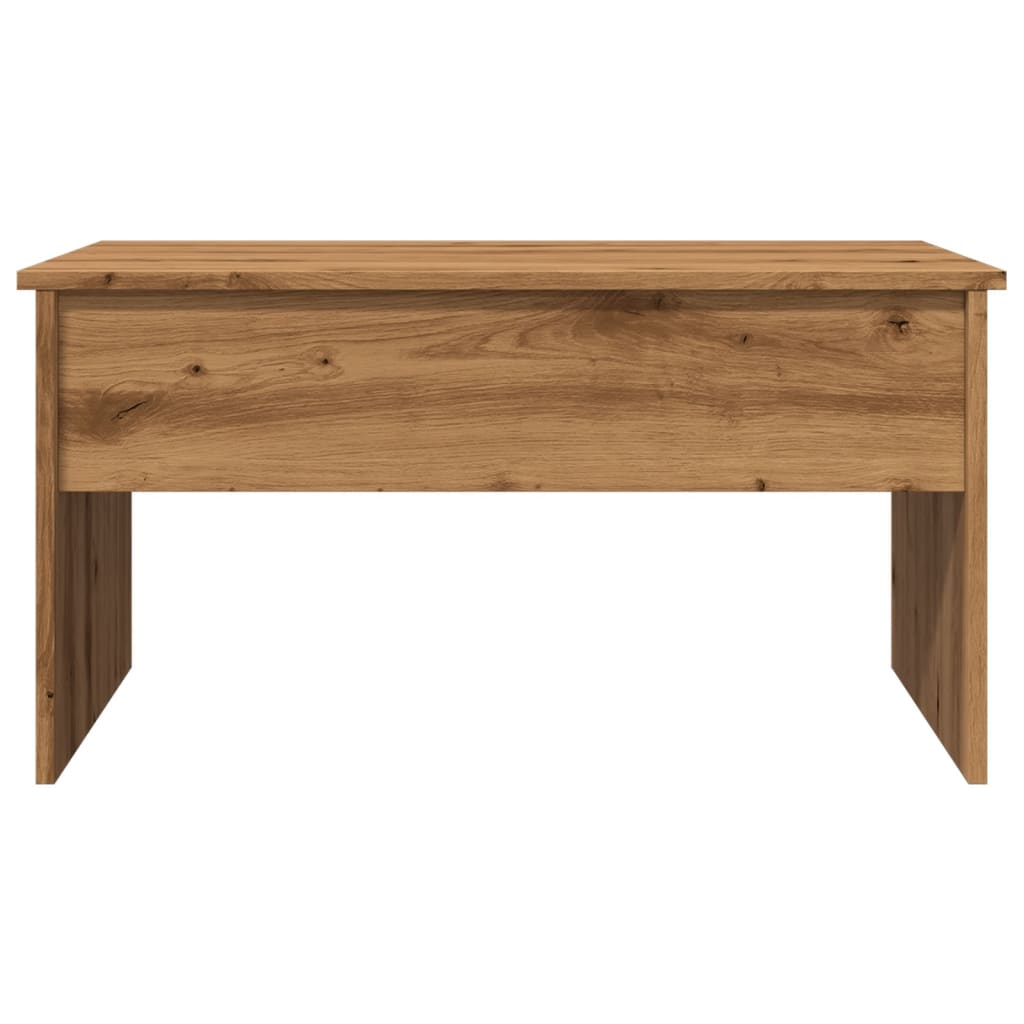 Salongbord brun eik 80x50,5x41,5 cm konstruert tre