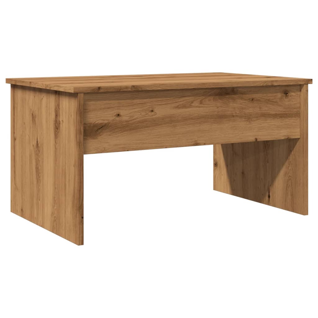 Salongbord brun eik 80x50,5x41,5 cm konstruert tre