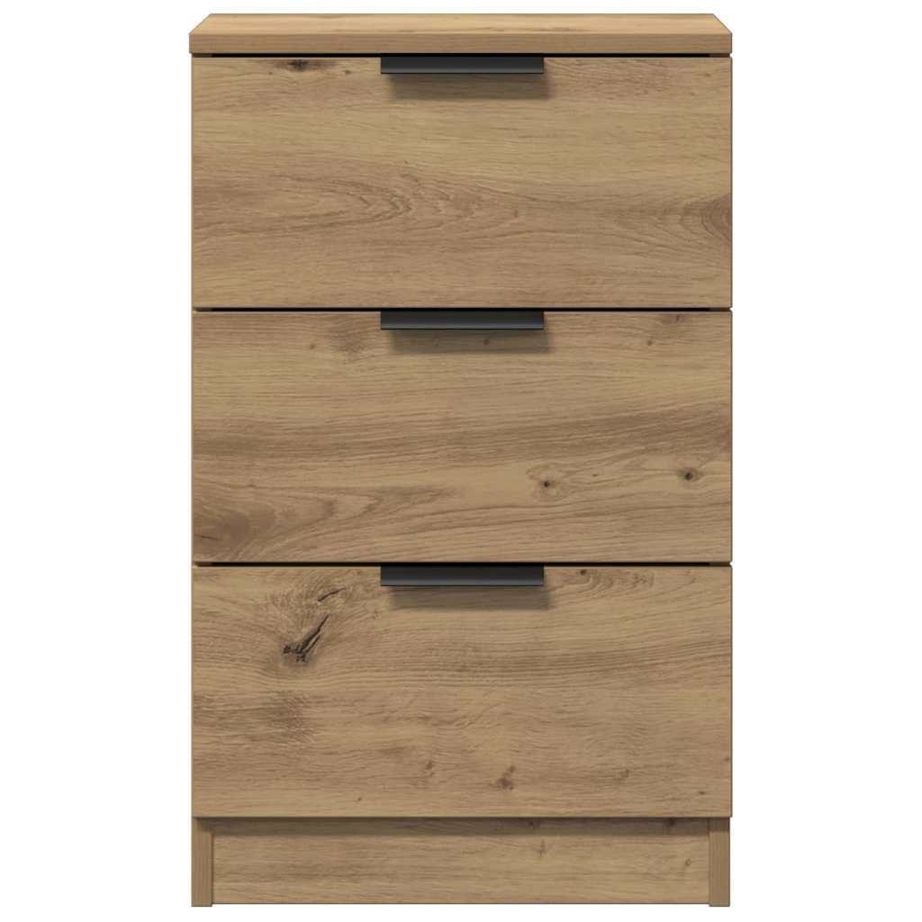Nattbord 2 stk artisan eik 40x36x65 cm konstruert tre