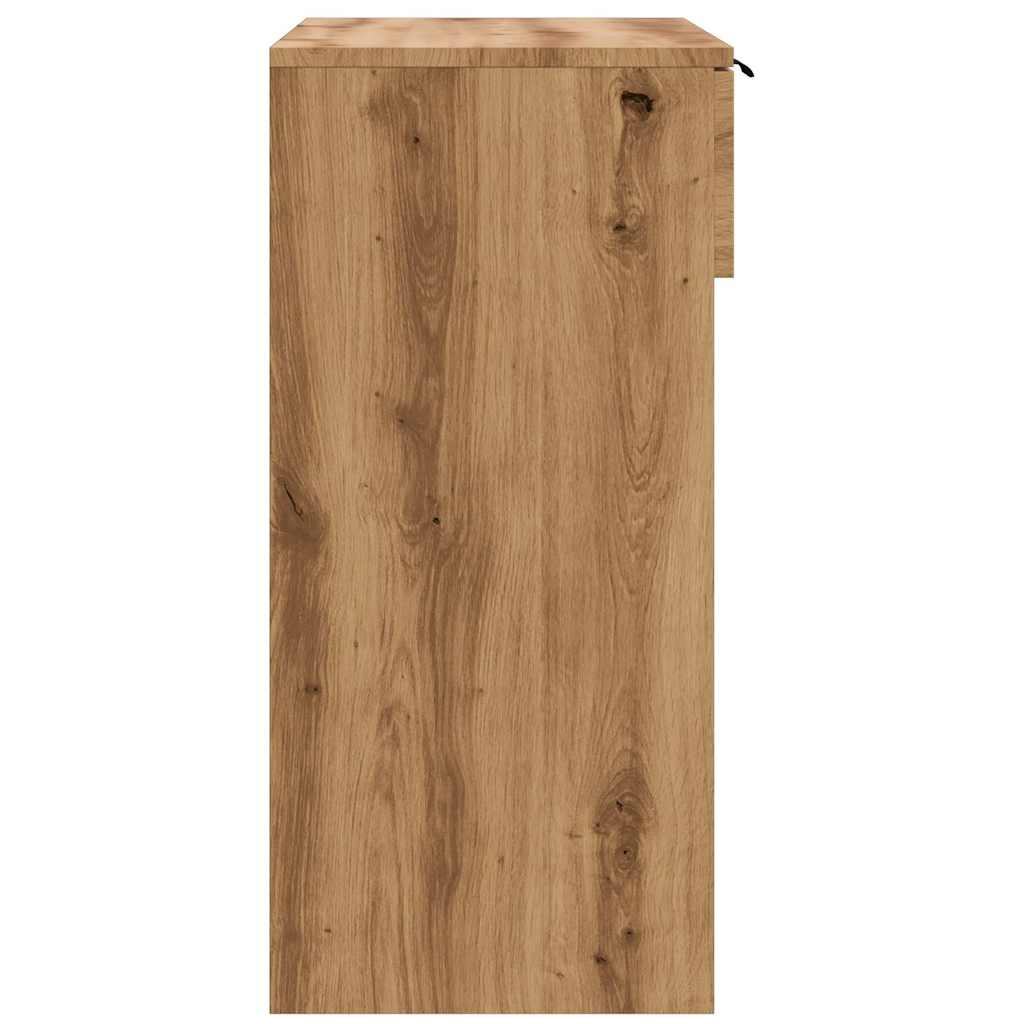 Konsollbord artisan eik 90x36x75 cm konstruert tre