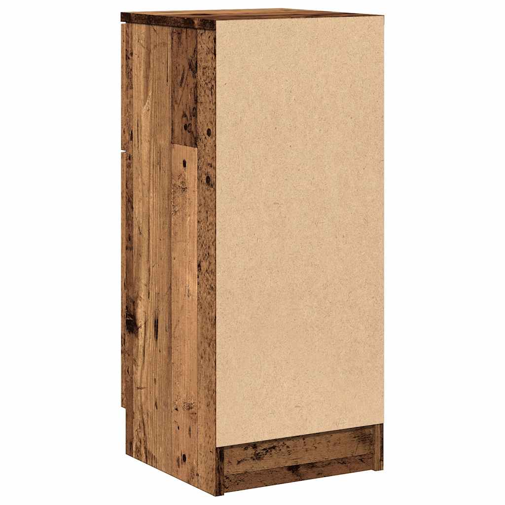 Skjenker 2 stk gammelt tre 30x30x70 cm konstruert tre