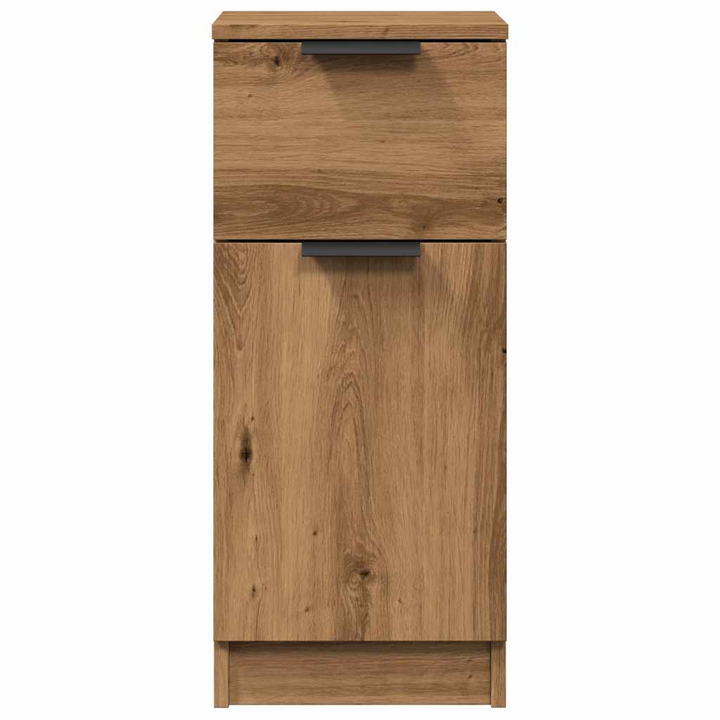 Skjenker 2 stk artisan eik 30x30x70 cm konstruert tre