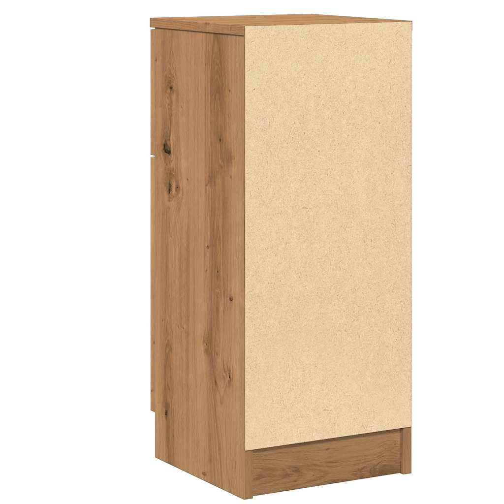 Skjenker 2 stk artisan eik 30x30x70 cm konstruert tre