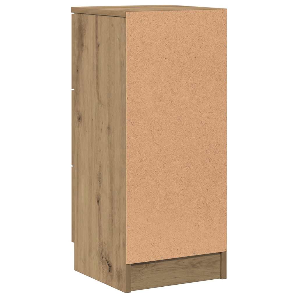 Skjenker 2 stk artisan eik 30x30x70 cm konstruert tre