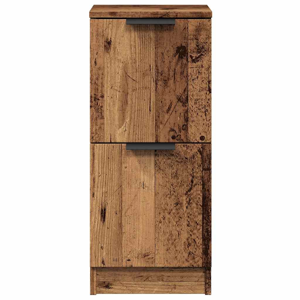 Skjenker 2 stk gammelt tre 30x30x70 cm konstruert tre