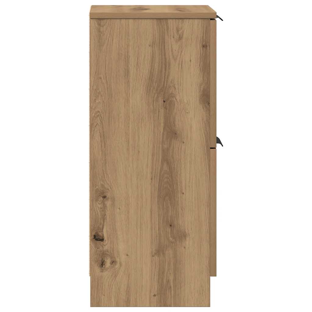 Skjenker 2 stk artisan eik 30x30x70 cm konstruert tre