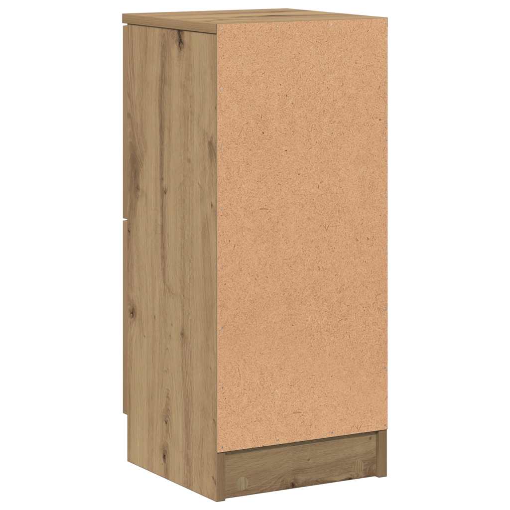 Skjenker 2 stk artisan eik 30x30x70 cm konstruert tre