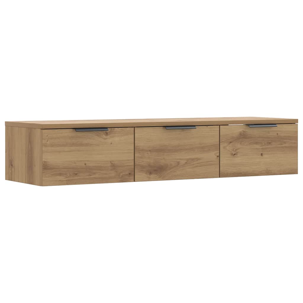 Veggskap artisan eik 102x30x20 cm konstruert tre